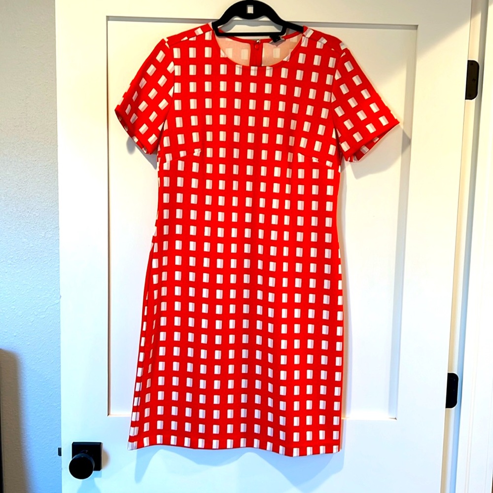Ann Taylor geometric print dress